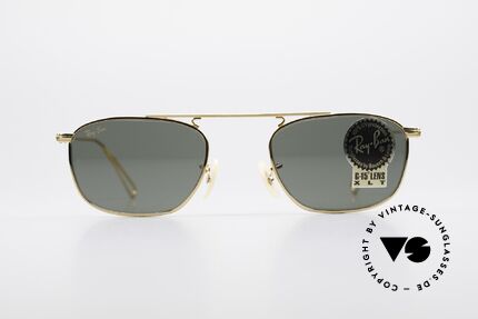 Ray Ban Vintage Square Old USA B&L Sunglasses, precious old original by Bausch&Lomb (made in USA), Made for Men and Women