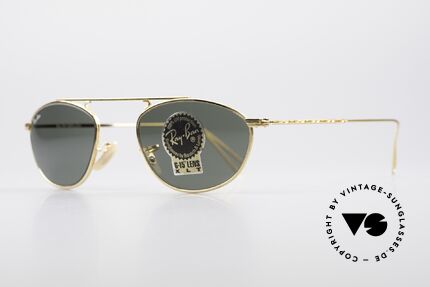 Ray Ban Modified Aviator Old USA Ray-Ban Sunglasses, legendary B&L mineral lenses (100% UV protection), Made for Men and Women