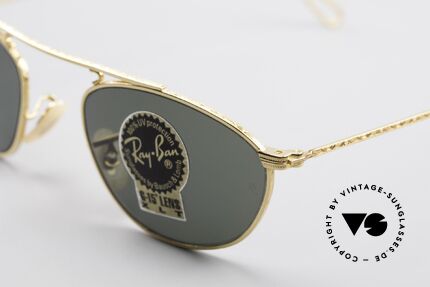 Ray Ban Modified Aviator Old USA Ray-Ban Sunglasses, unworn rarity (incl. orig. case & packing by Ray-Ban), Made for Men and Women