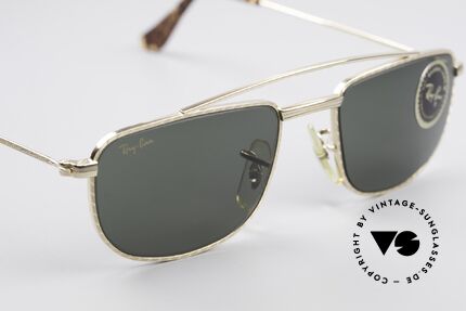 Ray Ban 1940's Retro Rectangle Old USA Ray-Ban Bausch&Lomb, NO RETRO sunglasses, but a true vintage original!, Made for Men