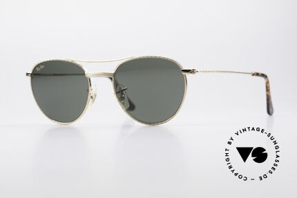 Ray Ban 1940's Retro Round Old Ray-Ban USA Bausch&Lomb Details