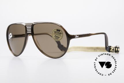 Metzler 0153 Rare 80's Sports Sunglasses, ZEISS UMBRAL mineral lenses for 100% UV protection, Made for Men