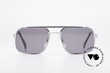 Metzler 7615 Vintage Men's Sunglasses 80's, matt-finished frame with gray lenses (100% UV), Made for Men