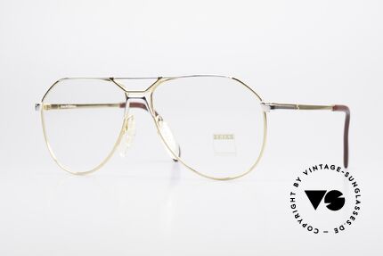 Zeiss 5897 West Germany 80's Eye Frame, very sturdy vintage eyeglasses by Zeiss from app. 1981, Made for Men