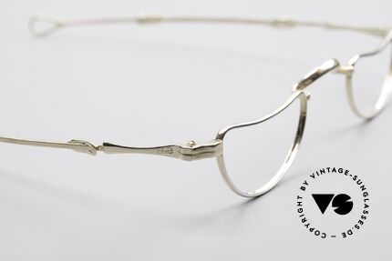 Lunor - Telescopic Extendable Frame Solid Gold, luxury frame made of solid 16ct GOLD and 2ct platinum, Made for Men and Women