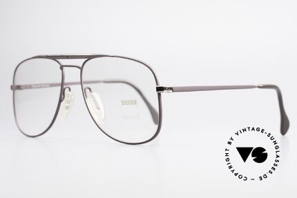 Zeiss 5886 Old 80's Eyeglass-Frame Men, monolithic design (built to last) You must feel this!, Made for Men