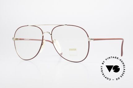 Zeiss 5882 Old 80's Eyeglass-Frame Men, sturdy vintage eyeglass-frame by ZEISS from 1986, Made for Men