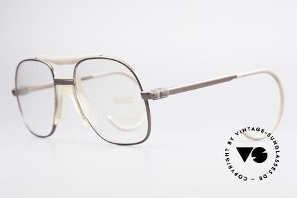 Zeiss 7037 80's Old School Sports Glasses, flexible sports temples for best fitting performance, Made for Men