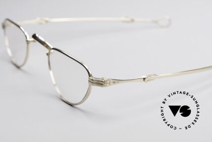 Lunor - Telescopic Extendable Solid Gold Frame, as well as for the brilliant telescopic / extendable arms, Made for Men and Women
