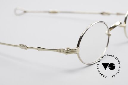 Lunor - Telescopic Extendable 16ct Gold Frame, luxury frame made of solid 16ct GOLD and 2ct platinum, Made for Men and Women