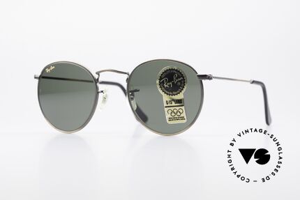 Ray Ban Round Metal 47 Small Round Vintage Shades, small round 1980's Ray-Ban B&L vintage sunglasses, Made for Men and Women