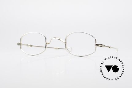 Lunor - Telescopic Extendable 16ct Real Gold Frame, Lunor: shortcut for French "Lunette d'Or" (gold glasses), Made for Men and Women