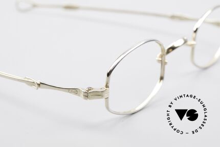 Lunor - Telescopic Extendable 16ct Real Gold Frame, luxury frame made of solid 16ct GOLD and 2ct platinum, Made for Men and Women