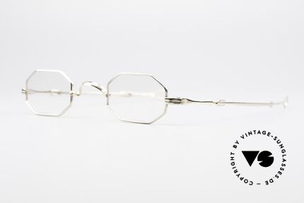 Lunor - Telescopic Extendable 16ct Gold Glasses, well-known for the "W-bridge" and cases made of wood, Made for Men and Women