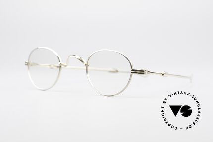 Lunor - Telescopic Extendable 16ct Gold Specs, well-known for the "W-bridge" and cases made of wood, Made for Men and Women