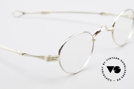 Lunor - Telescopic Extendable 16ct Gold Specs, luxury frame made of solid 16ct GOLD and 2ct platinum, Made for Men and Women
