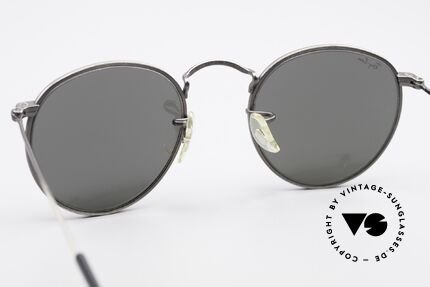 Ray Ban Round Metal 47 Mirrored B&L USA Sunglasses, original name: B&L Small Round Metal, W1575, 47mm, Made for Men and Women