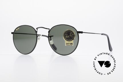 Ray Ban Round Metal 47 Small Round USA Sunglasses Details
