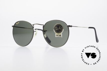 Ray Ban Round Metal 49 Round Vintage Sunglasses USA Details