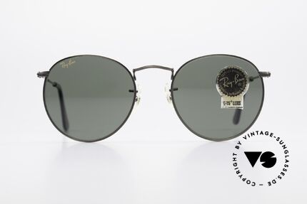 Ray Ban Round Metal 49 Round Vintage Sunglasses USA, a timeless classic in high-end quality; made in USA, Made for Men and Women