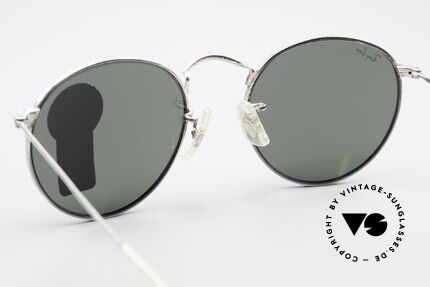 Ray Ban Round Metal 49 Round Ray-Ban Sunglasses USA, NO RETRO EYEWEAR, but a rare old 1980's Original!, Made for Men and Women