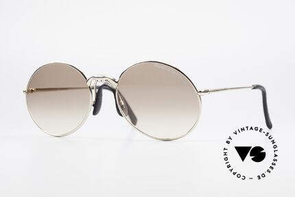 Porsche 5658 Round Vintage Sunglasses 90s, luxury round designer sunglasses by Porsche Design, Made for Men