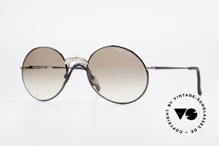 Porsche 5658 Round Vintage Sunglasses Men, luxury round designer sunglasses by Porsche Design, Made for Men