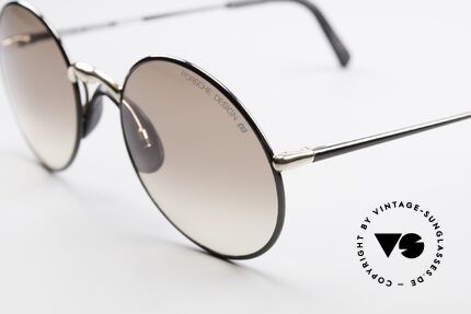 Porsche 5658 Round Vintage Sunglasses Men, top quality with brown PD lenses (100% UV protect.), Made for Men