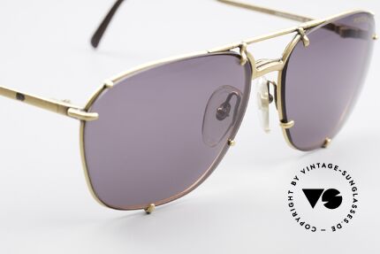 Porsche 5647 Classic Vintage 90s Sunglasses, interesting frame finish in a kind of "antique gold", Made for Men
