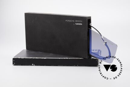 Porsche 5693 F09 Flat Shades Blue Mirrored, Size: medium, Made for Men