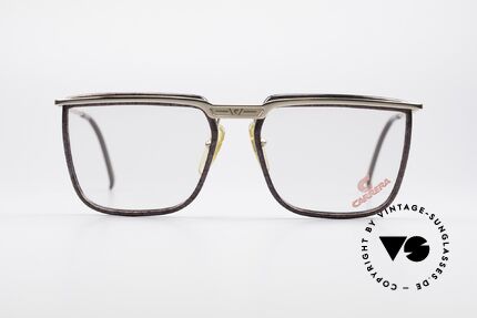 Carrera 5376 Square Vintage Carbon Frame, gold-plated frame with CARBON lens mounting, Made for Men