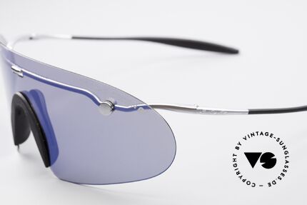 Porsche 5692 F09 Flat Shades Blue Mirrored, with a slightly bluish MIRRORED lens = "panorama view", Made for Men