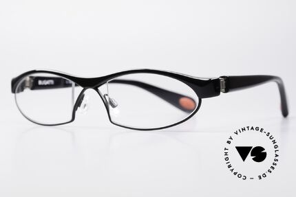 Bugatti 370 Odotype High-End Men's Designer Frame, ergonomic metal frame with spring hinges, Made for Men