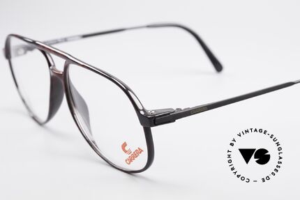 Carrera 5355 Carbon Fibre Aviator Frame, classic aviator eyeglass-design with double bridge, Made for Men