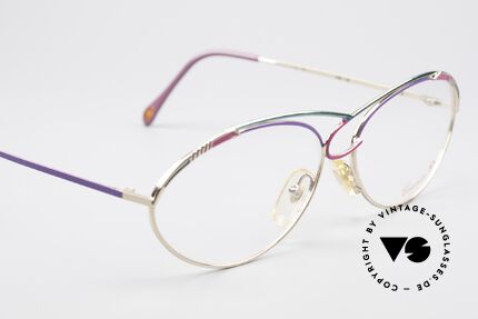 Casanova LC13 Gold Plated Ladies Glasses, NOS - unworn (like all our artistic vintage 80's eyewear), Made for Women