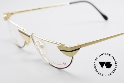 Casanova NM5 Gold Plated Reading Glasses, curved frame & charming pattern, top quality (24Kt GP), Made for Men and Women