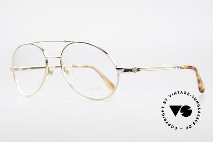 Bugatti 14808 Gold Plated Luxury Eyeglasses, flexible spring temples & top-notch craftmanship, Made for Men