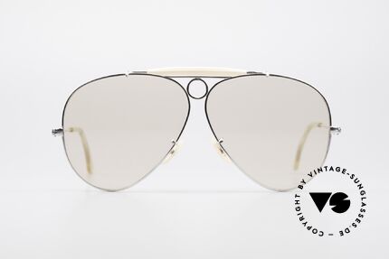 Ray Ban Shooter Gold Filled & Changeable Lens, ultra rare edition; white GOLD doublé (1/30-10k), Made for Men