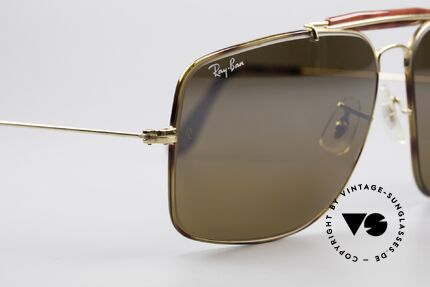 Ray Ban Explorer Large Tortuga Frame Brown Mirrored, never worn (like all our rare vintage Ray Bans), Made for Men