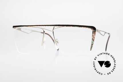 Neostyle Jet 201 Vintage 80's Nylor Frame, striking Neostyle eyeglass-frame from 1989/90, Made for Men and Women