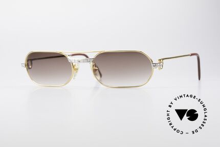 Cartier Must Santos - M Customized Crystal Edition, MUST = the 1. model of the Lunettes Collection from 1983, Made for Men and Women Cartier Must Santos - M Customized Crystal Edition, MUST = the 1. model of the Lunettes Collection from 1983, Made for Men and Women