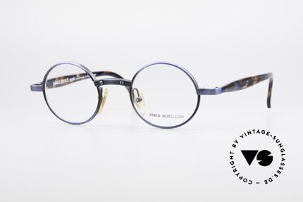 Alain Mikli 1218 / 3218 Round Designer Glasses 90's, vintage Alain MIKLI designer eyeglasses from 1990, Made for Men and Women