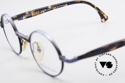 Alain Mikli 1218 / 3218 Round Designer Glasses 90's, NO retro fashion, but an authentic old 90's original!, Made for Men and Women