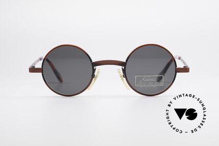Alain Mikli 6684 / 7684 Round Designer Shades 90's, timeless unisex model, top quality, made in France, Made for Men and Women