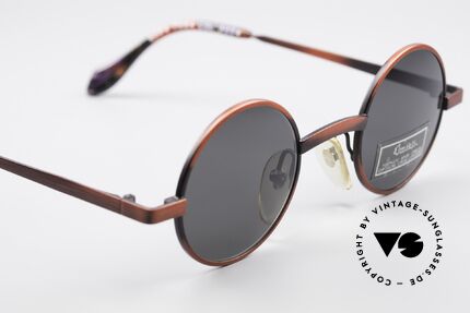 Alain Mikli 6684 / 7684 Round Designer Shades 90's, Mikli par Mikli: gray sun lenses; 100% UV protection, Made for Men and Women
