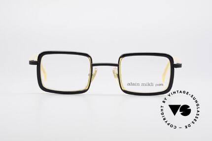 Alain Mikli 1153 / 1168 Square Designer Frame 90's, lovely combination of materials, forms & colors, Made for Men and Women