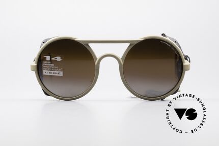 Cebe 1963 Round Ski Sports Sunglasses, flexible 'antislip' temples for a perfect fit and comfort, Made for Men and Women