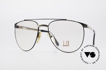 Dunhill 6034 Luxury Eyeglasses 80s Barley, stylish A. DUNHILL vintage eyeglasses from 1986, Made for Men