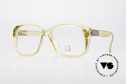 Dunhill 6013 80's Old School Goliath Frame, vintage designer eyeglass-frame by Dunhill from 1983, Made for Men