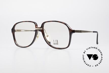 Dunhill 6053 80's Vintage Eyeglasses Men, vintage Dunhill designer eyeglass-frame from 1987, Made for Men